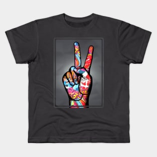 V sign Kids T-Shirt